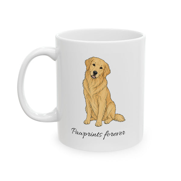 Golden Retriever Mug – Pawprints Forever Collection