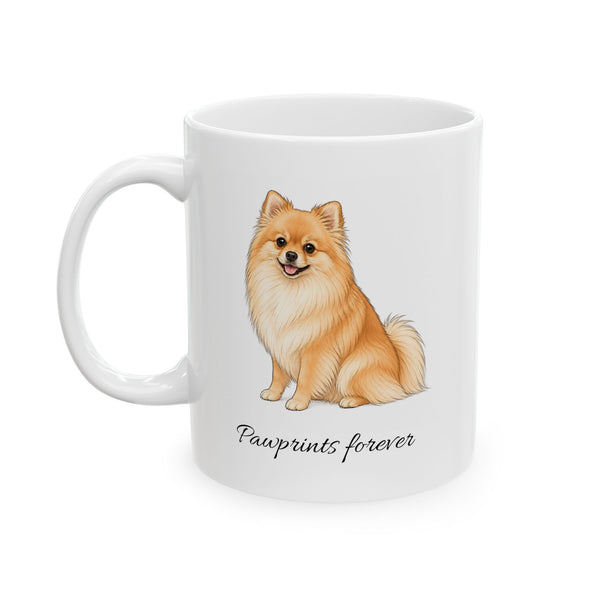 Pomeranian Mug – Pawprints Forever Collection