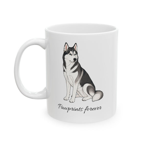 Siberian Husky Mug – Pawprints Forever Collection